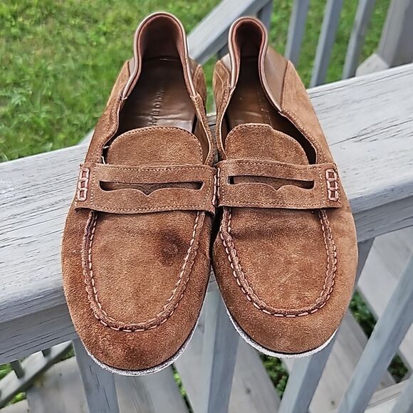 Manolo Blahnik men's suede loafers Size 9 - Picture 2 of 8